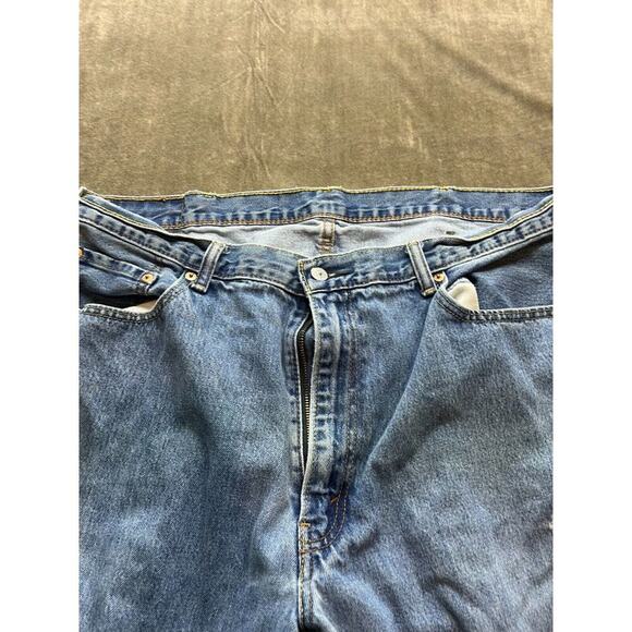 Vintage Levis 560 Jeans Mens 42x32 Blue Denim Pants Cotton Comfort Fit Baggy Y2K - Picture 5 of 7